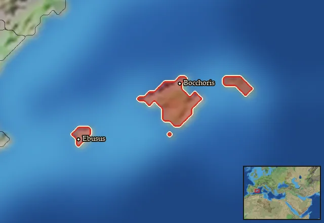 Regions carrying Balearic