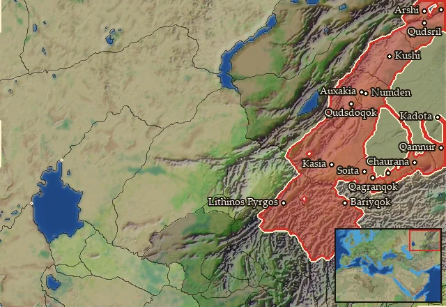 Regions carrying Yuezhi