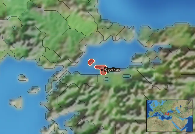 Regions carrying Kyzikan