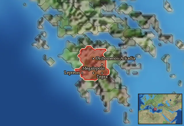Regions carrying Arcadian