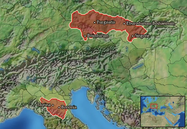 Regions carrying Boian