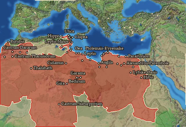 Regions carrying Libyan