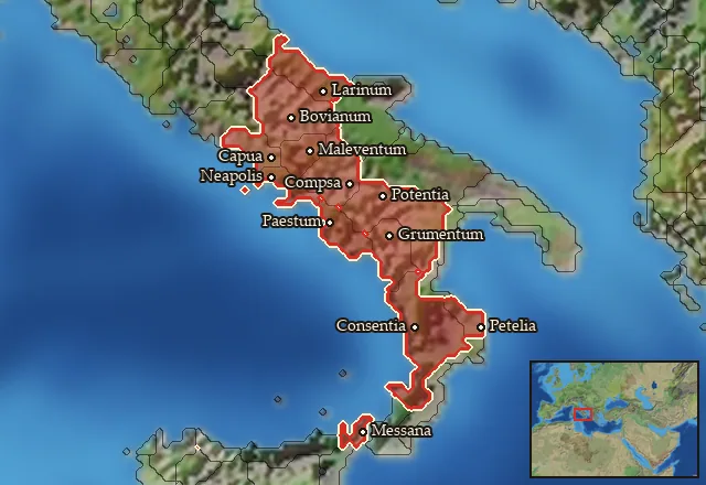 Regions carrying Oscan