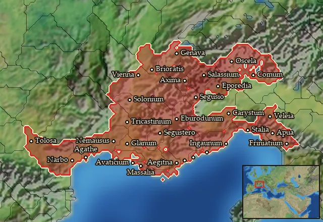 Regions carrying Alaudae early