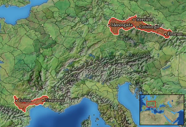 Regions carrying Volcaean