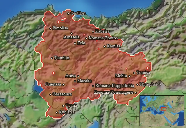 Regions carrying Cappadocian